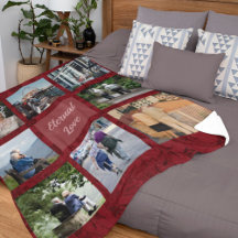 Personalised Gifts for Older Parents Couples Red