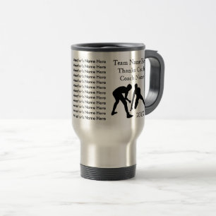 Personalised Gifts for Wrestling Coaches Travel Mug