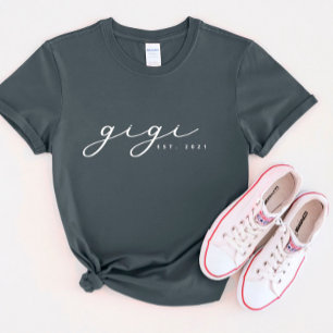 Personalised Gigi Grandma T-Shirt