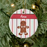 Personalised Gingerbread Boy Ornament