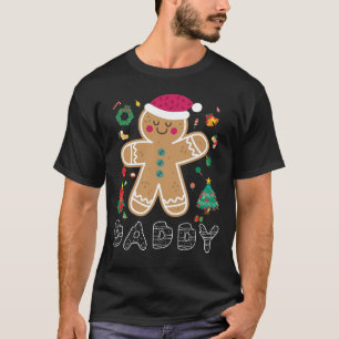 Personalised Gingerbread Family Christmas Pyjamas  T-Shirt