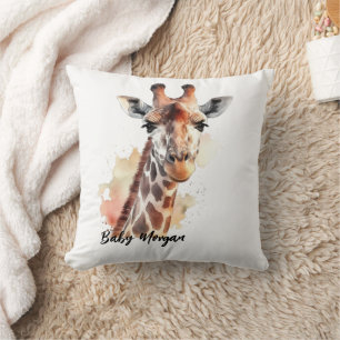 Personalised Giraffe Cushion