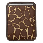 Personalised Giraffe Pattern Custom iPad Sleeve