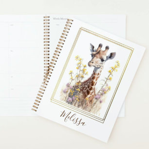 Personalised Giraffe Planner 