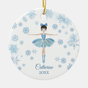 Personalised Girl Ballet Nutcracker Birthday Ceramic Ornament