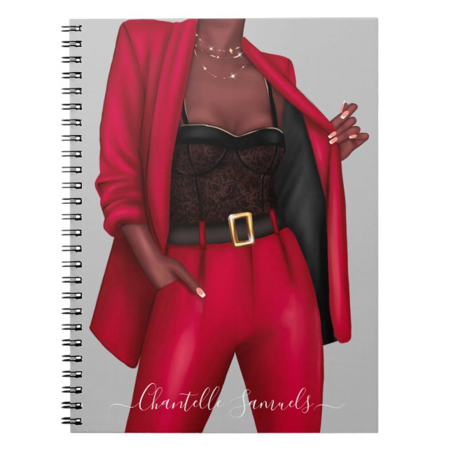 Personalised Girl Boss Notebook (Front)