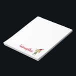 Personalised Girl Christmas Notepad<br><div class="desc">Your little girl will love having her very own personalised notepad this christmas.  Available in a variety of boy and girl choices.  Visit the entire collection to see all options.</div>