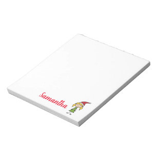 Personalised Girl Christmas Notepad