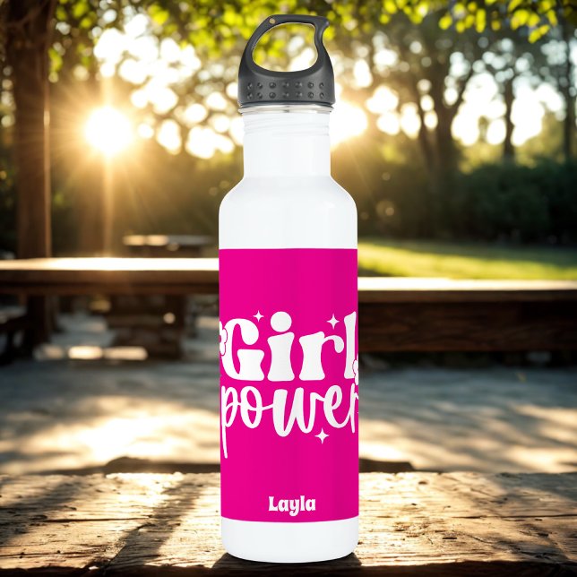 Personalised Girl Power 710 Ml Water Bottle (Creator Uploaded)