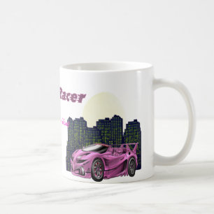 Personalised Girl Racer - Mug