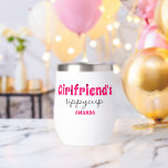 Personalised Girlfriend's Sippy Cup Wine Tumbler<br><div class="desc">Personalised girlfriend's sippy cup Name wine tumbler</div>
