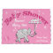 Personalised Girls Baby Shower Elephant Gift Bag