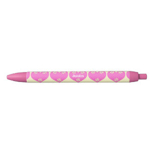 Personalised Girl's Black Ink Pen