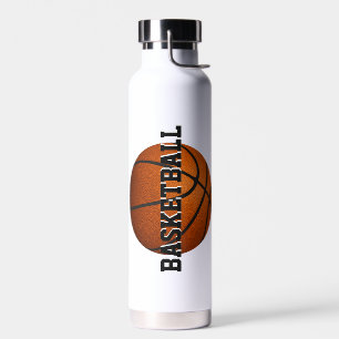 Personalised girls boys basketball  water bottle