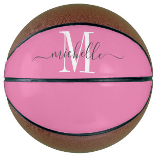 Personalised Girl's Monogrammed Basketball
