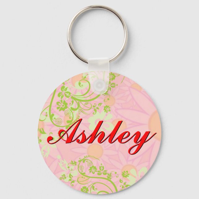 Personalised Girls Name Keychain (Front)