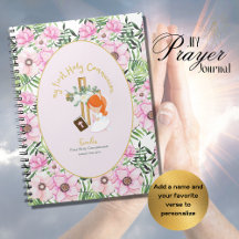 Personalised Girls Prayer Journal or Bible Study 
