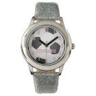 Personalised Girl's Soccer Ball Watch