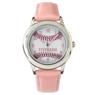 Personalised Girl's Softball Watch