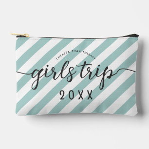 Personalised Girls Trip Cheaper Than Therapy Accessory Pouch