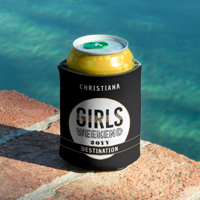 Personalised Girls Weekend Girls Trip Vacation Can Cooler (In Situ Pool)