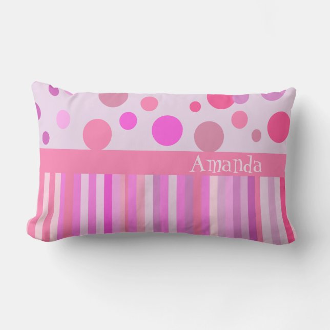 Personalised girls's room pillow (Front)