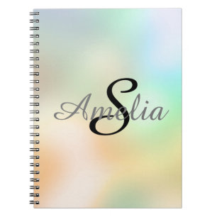 Personalised Girly Glitter Sparkles Name Notebook