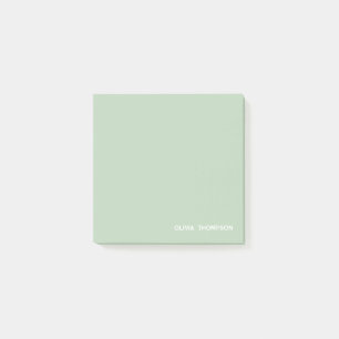 Personalised Girly Green School Post-it Notes