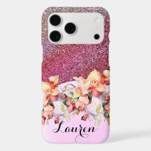 Personalised Girly Rose Gold Glitter Sparkles Name