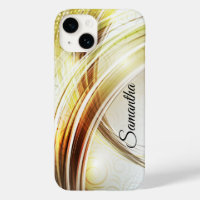 Personalised Glam Case-Mate with Gold Metal Look