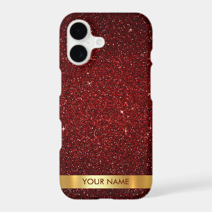 Personalised Glam Gold Red Carpet Velvet Glitter