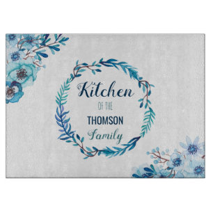 Personalised glass chopping board Add your text