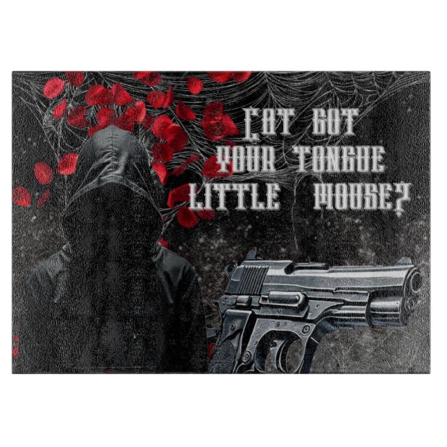 Personalised Glass Cutting Haunting Adeline Zade M Board (Front)