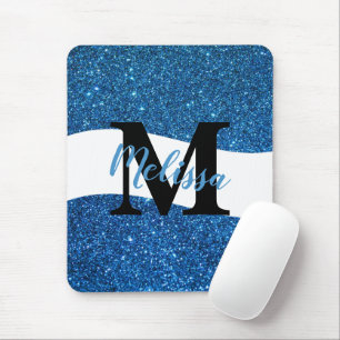 Personalised glitter mouse pad