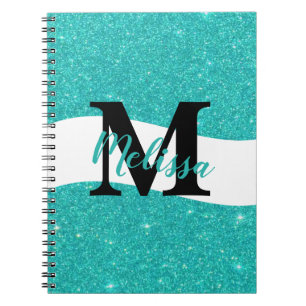 Personalised glitter notebook