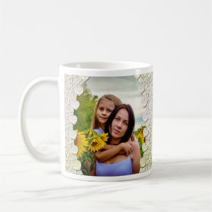 Personalised Glitter Photo Mug Wrap Design