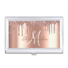 Personalised Glitter Rose Gold Trendy Monogram