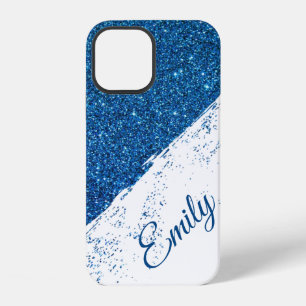 Personalised glitter spray iPhone 12 case