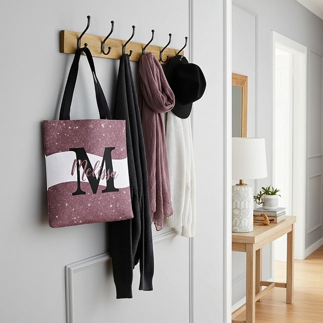 Personalised glitter  tote bag (Creator Uploaded)