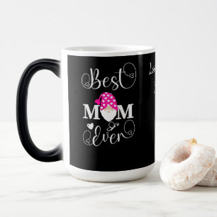 Personalised Gnome Best Mum Ever Magic Mug