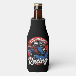 Personalised Go Kart Extreme Racing Karting Race  Bottle Cooler