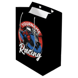 Personalised Go Kart Extreme Racing Karting Race  Medium Gift Bag