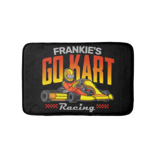Personalised Go Kart Racing Motorsport Karting Bath Mat
