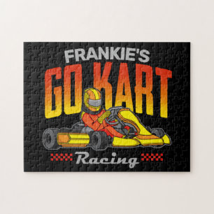 Personalised Go Kart Racing Motorsport Karting Jigsaw Puzzle