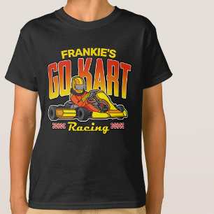 Personalised Go Kart Racing Motorsport Karting T-S T-Shirt
