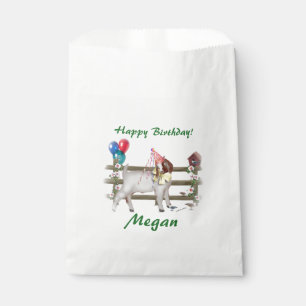 Personalised Goat Birthday Party Theme Favour Bags