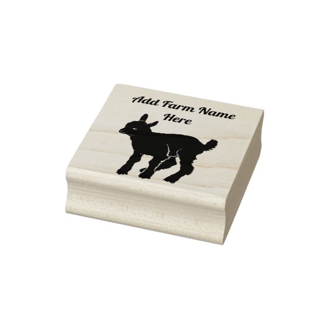 Personalised Goat Kid Farm Stamp (Stamp)