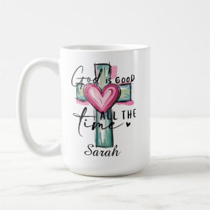 Personalised God is Good All the Time Coffee Mug