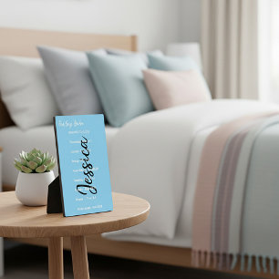 Personalised God says you are, scriptures Plaque