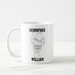 Personalised Godfather Custom Gift from Godson Coffee Mug<br><div class="desc">Personalised Godfather Coffee Mug Gift,  Present for him Tea Cup,  Fist Bump With Godson's Name,  God father from son daughter,  Custom Kids Hands Children Godchild,  New Will you be my,  Baby's First right hand left,  Godchildren's Kid Names Fathers Easter,  Child's Baptism Christening Thank you,  One Child Baby Christmas Birthday</div>